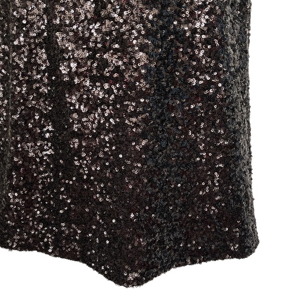 C. Luce Sequined Strapless Gold & Black Dress Size Medium - Picture 4 of 16